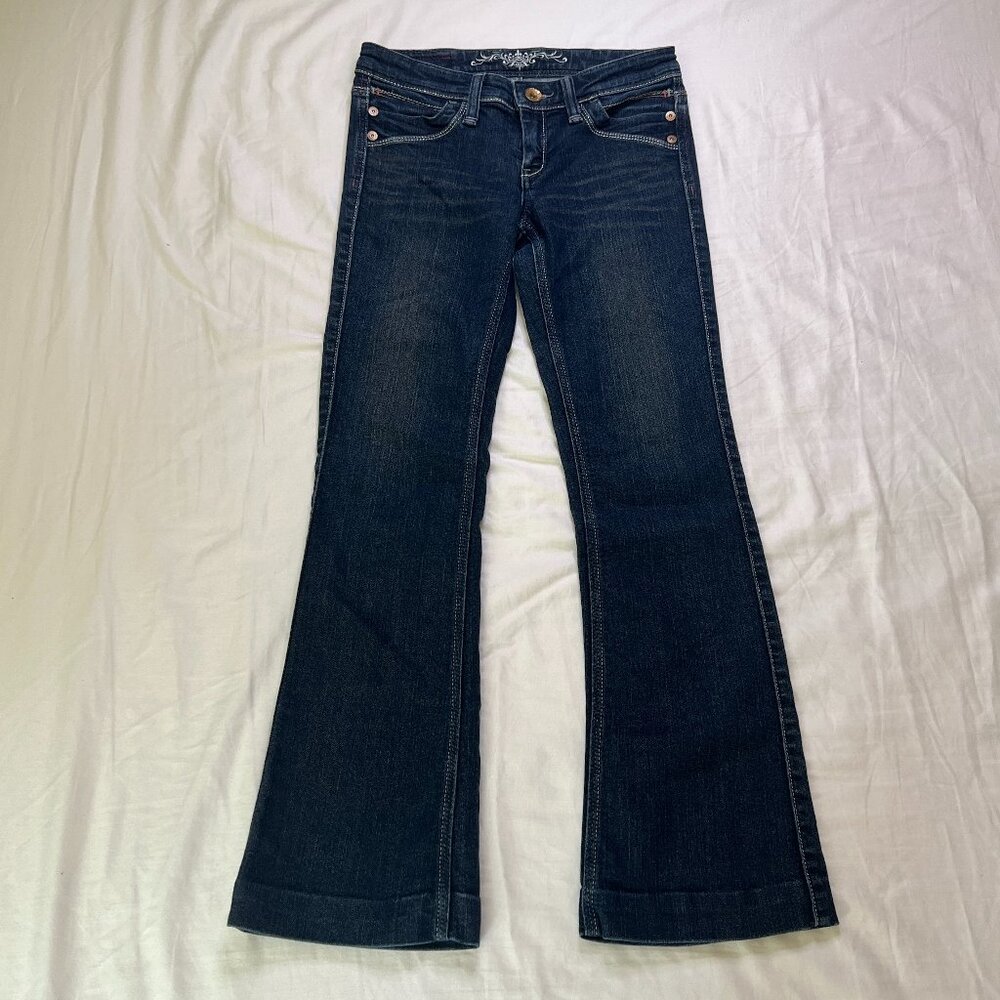 Brappers Bootcut Jeans, Size M (Fits Like S), Dark Wash